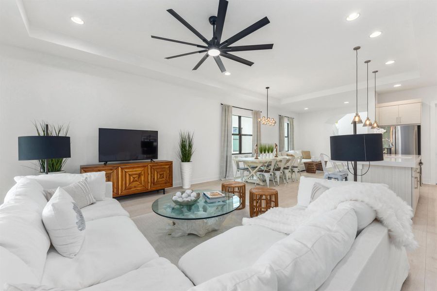 Furnished interior view inside a new home in , Palm Beach Gardens (Image 16). Furnished interior view inside a new home in , Palm Beach Gardens (Image 16).