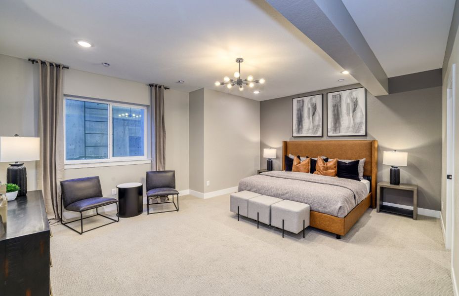Furnished interior view inside a new home in Sterling Ranch, Littleton (Image 21).