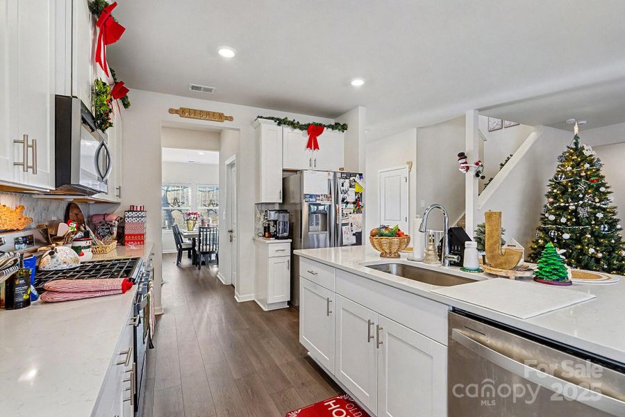 Furnished interior view inside a new home in Shepherds Landing, Mooresville (Image 5).