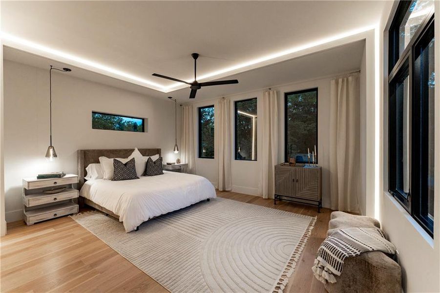 Furnished interior view inside a new home in , Atlanta (Image 39).