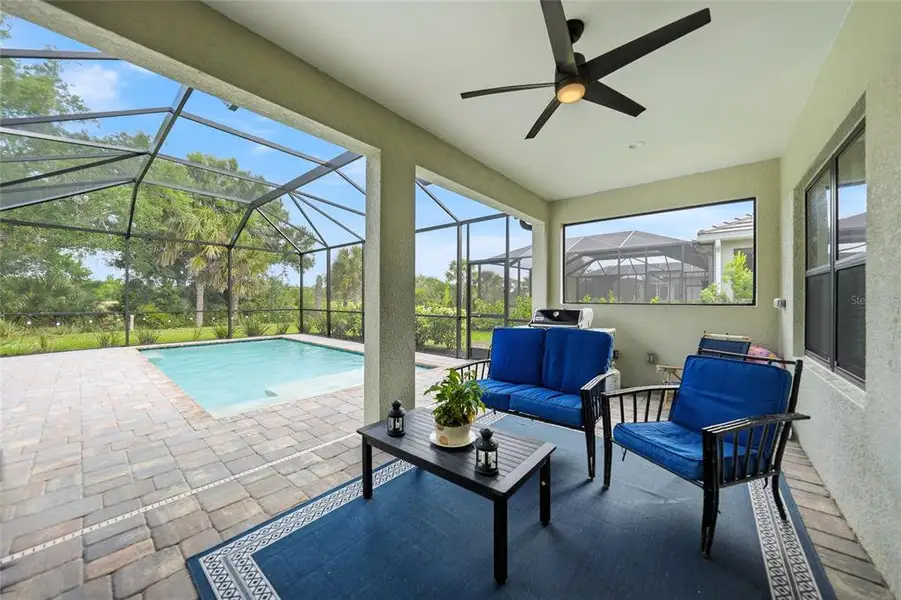 Exterior details and patio area of a home in , Englewood (Image 21).