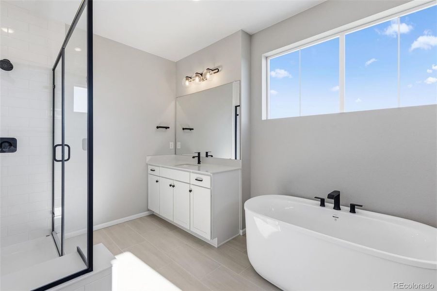 Furnished interior view inside a new home in The Estates Collection at Talon Pointe, Thornton (Image 11).