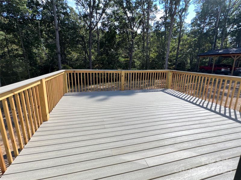 Exterior details and patio area of a home in , Albemarle (Image 3). Exterior details and patio area of a home in , Albemarle (Image 3).