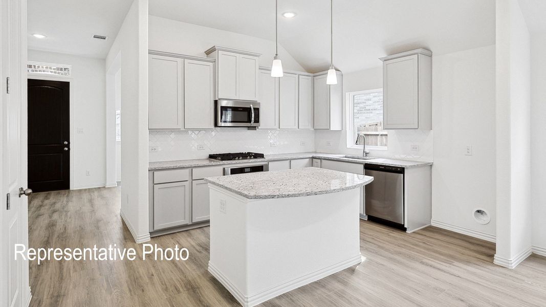 Furnished interior view inside a new home in The Oaks, Red Oak (Image 3).