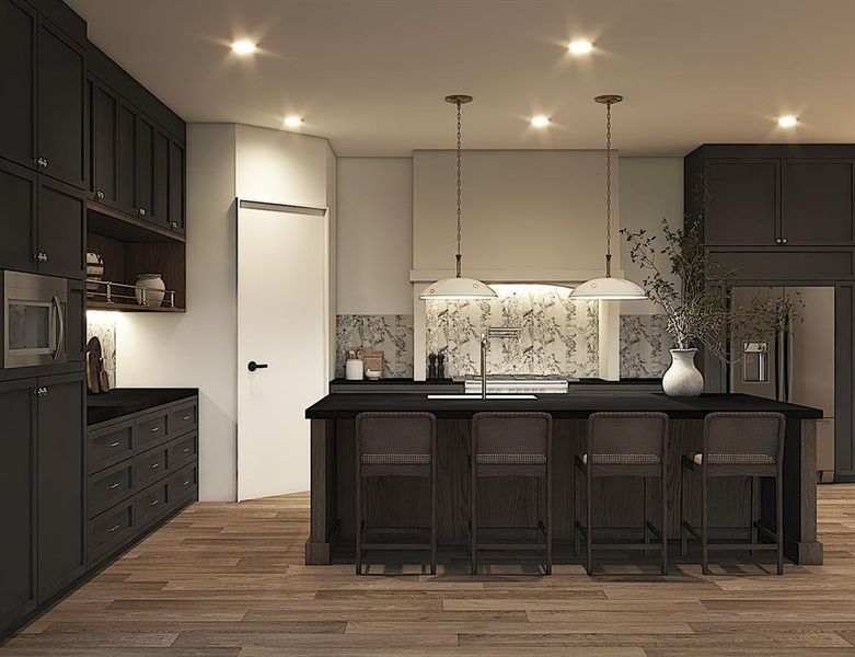 Furnished interior view inside a new home in , Dallas (Image 3).