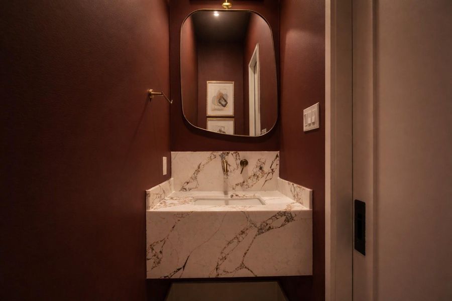 Close-up of interior finishes inside a home in , Houston (Image 21).