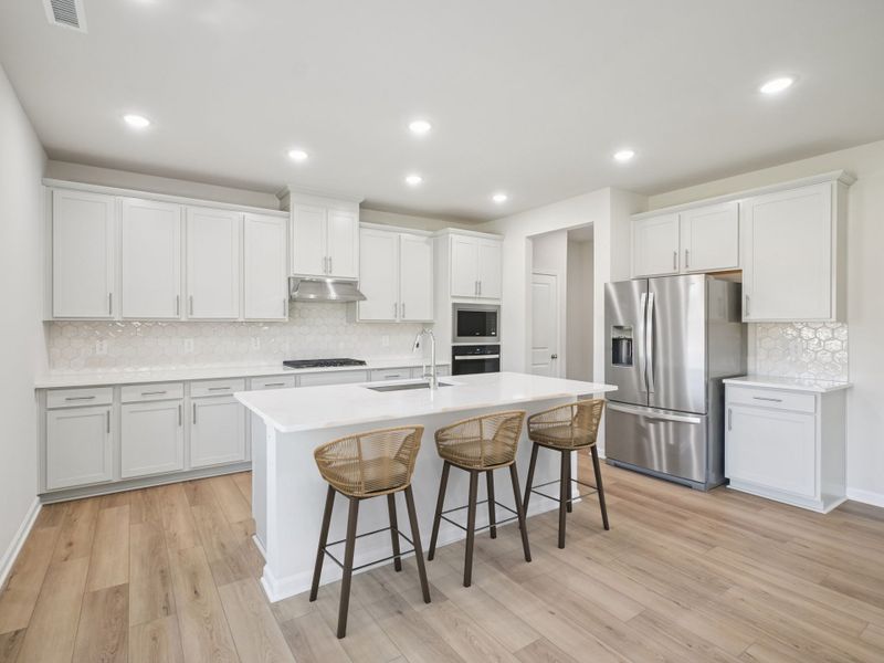 Furnished interior view inside a new home in Marshburn Landing - Signature Series, Wendell (Image 3).