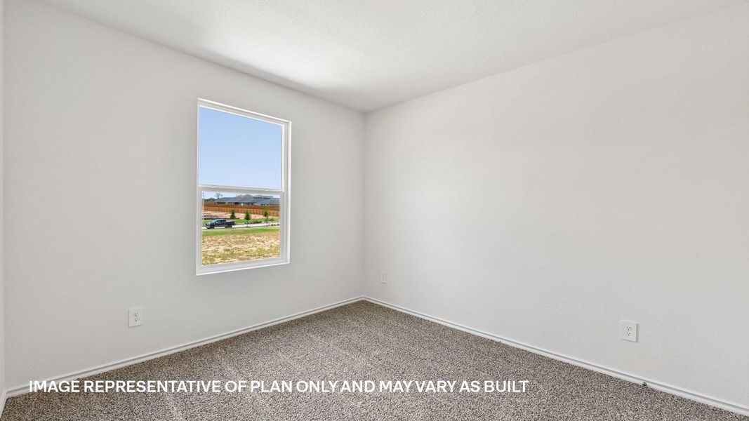 Representative unfurnished interior of a home built from the The Lyndon by D.R. Horton in Valverde, Bastrop (Image 30).