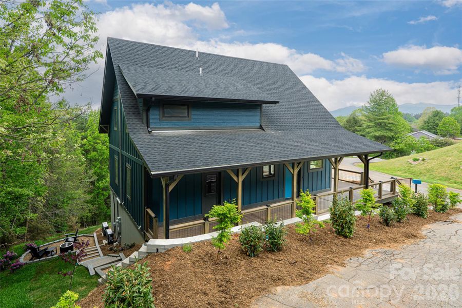 Exterior details and patio area of a home in , Weaverville (Image 3).