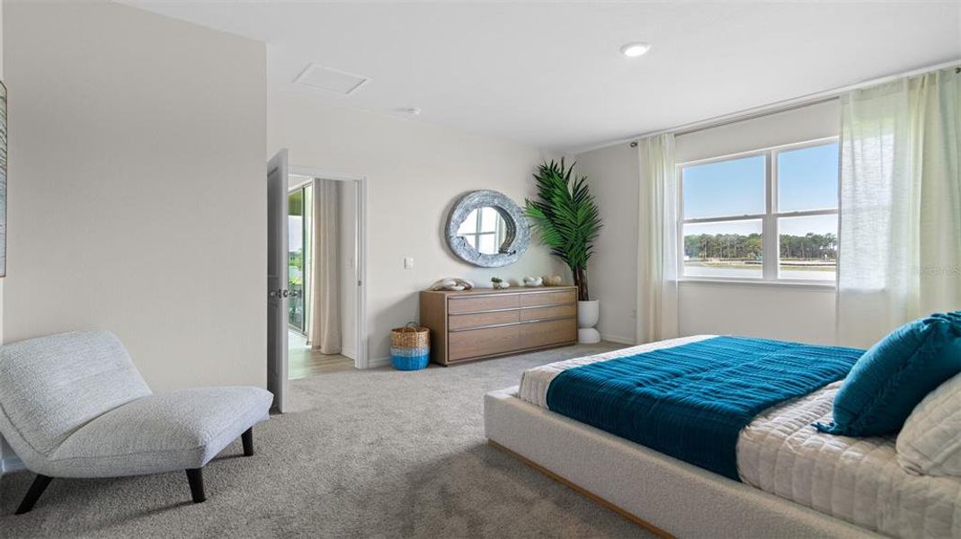 Furnished interior view inside a new home in Archers Mill, Ormond Beach (Image 28).