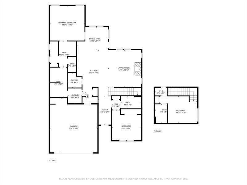 2D floor plan layout of this home in Cooks Farm, Woodstock, GA (Image 5). 2D floor plan layout of this home in Cooks Farm, Woodstock, GA (Image 5).