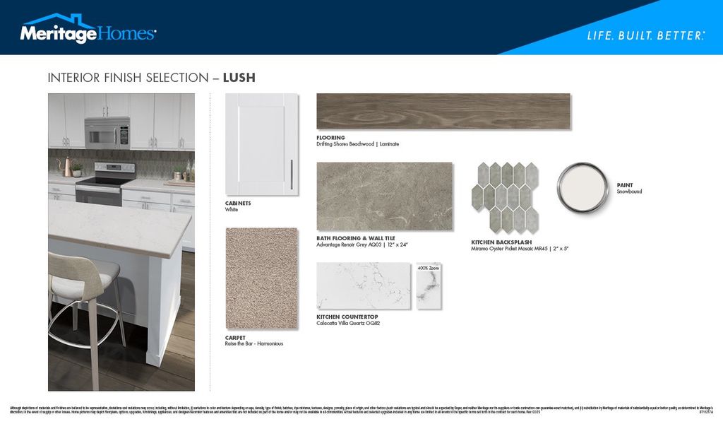 Sample of building materials used in homes in Meadows at Wilson Farms - The Summit Series, Fort Mill (Image 18). Sample of building materials used in homes in Meadows at Wilson Farms - The Summit Series, Fort Mill (Image 18).