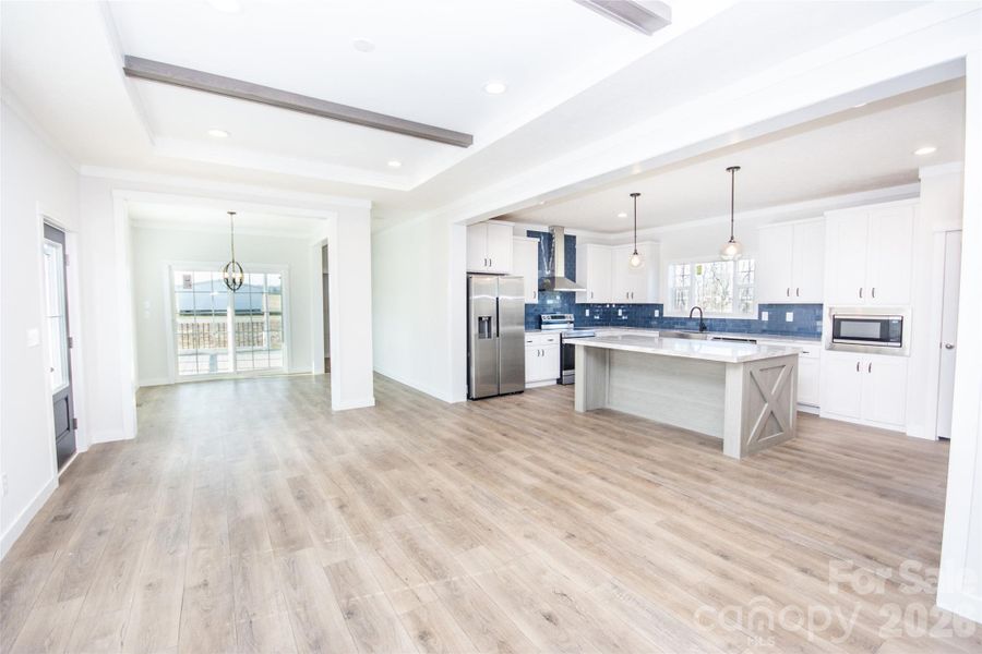 Furnished interior view inside a new home in , Hamptonville (Image 10).