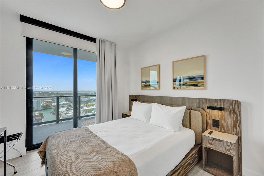 Furnished interior view inside a new home in 72 Park, Miami (Image 8).