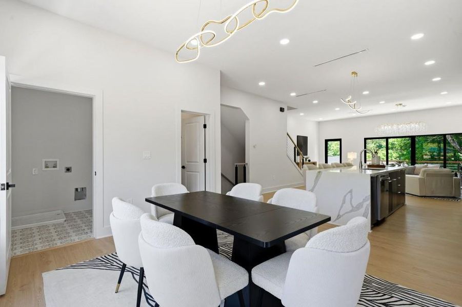 Furnished interior view inside a new home in , Decatur (Image 38).