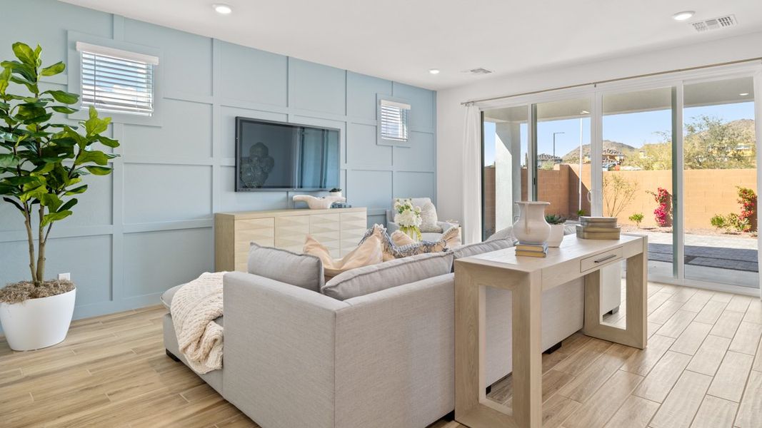 Furnished interior view inside a new home in Aloravita, Peoria (Image 26).