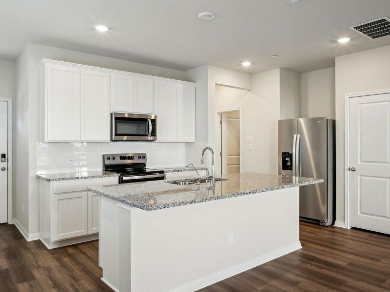 Photo is not of the actual home, but is an inspirational photo of builder’s model home and may depict options, furnishings, and/or decorator features that are not included