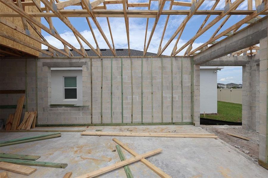 In-progress construction of a new home in Bay Lake Farms, St. Cloud, FL (Image 6).