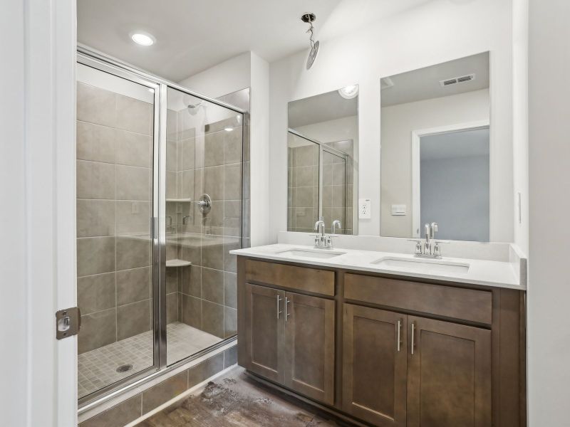 Furnished interior view inside a new home in Brooks Lake, Loganville (Image 9).
