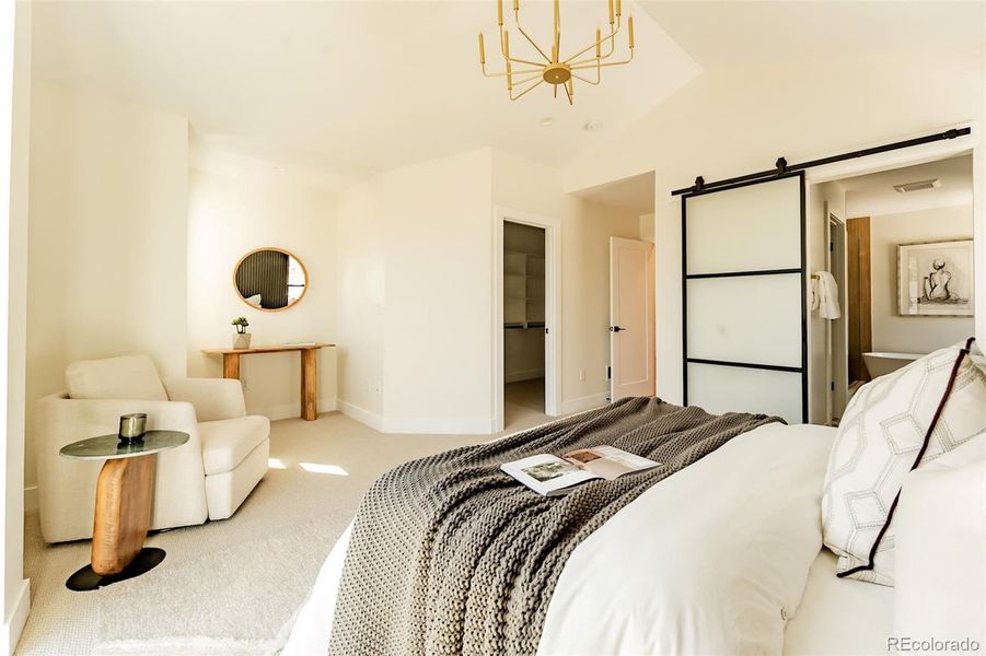 Furnished interior view inside a new home in , Englewood (Image 37).