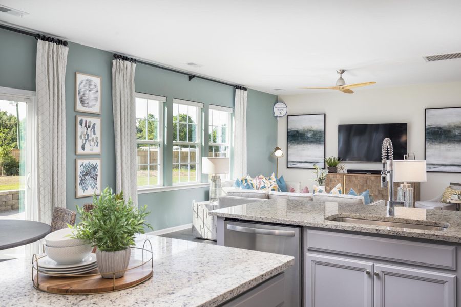Furnished interior view inside a new home in Cypress Preserve, Moncks Corner (Image 8).