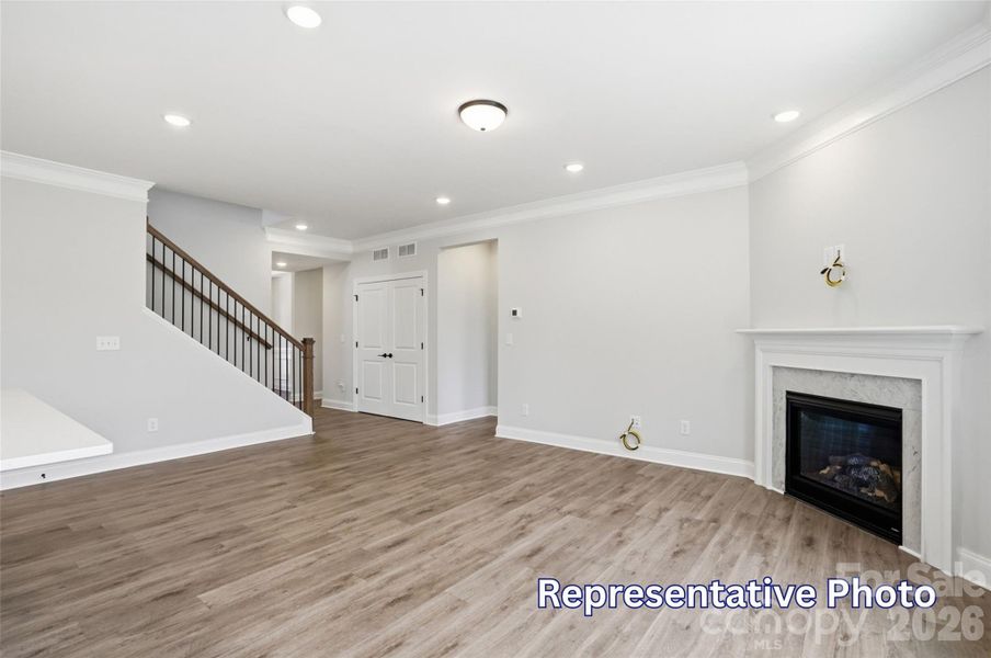 Spacious, unfurnished interior of a new home in Enclave at Riverdale, Huntersville (Image 19).