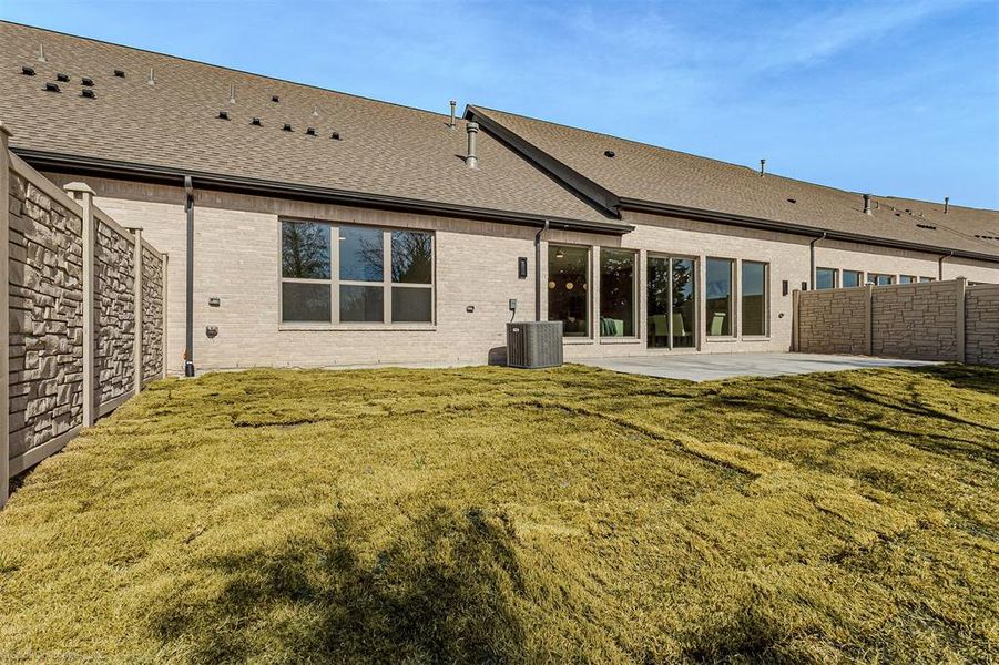 Exterior details and patio area of a home in , Heath (Image 24). Exterior details and patio area of a home in , Heath (Image 24).