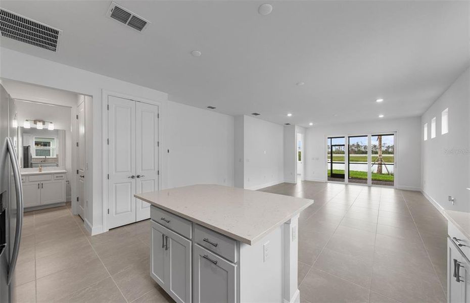 Furnished interior view inside a new home in Shores at Stillwater, Englewood (Image 5).