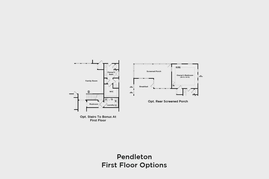 2D floor plan layout for the Pendleton by DRB Homes in Station Pointe, Angier, NC (Image 5). 2D floor plan layout for the Pendleton by DRB Homes in Station Pointe, Angier, NC (Image 5).