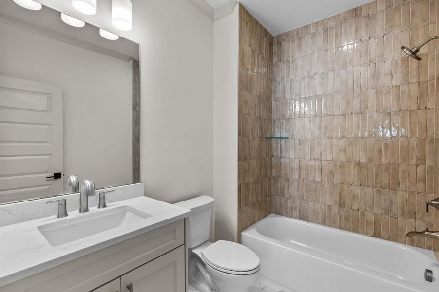 Furnished interior view inside a new home in , Braselton (Image 29).