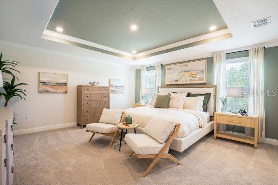 Furnished interior view inside a new home in Briarwood, Alachua (Image 9).