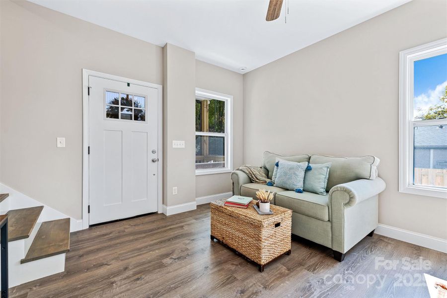 Furnished interior view inside a new home in , Asheville (Image 27). Furnished interior view inside a new home in , Asheville (Image 27).