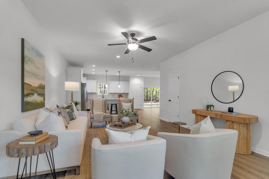 Furnished interior view inside a new home in , Hanahan (Image 27). Furnished interior view inside a new home in , Hanahan (Image 27).