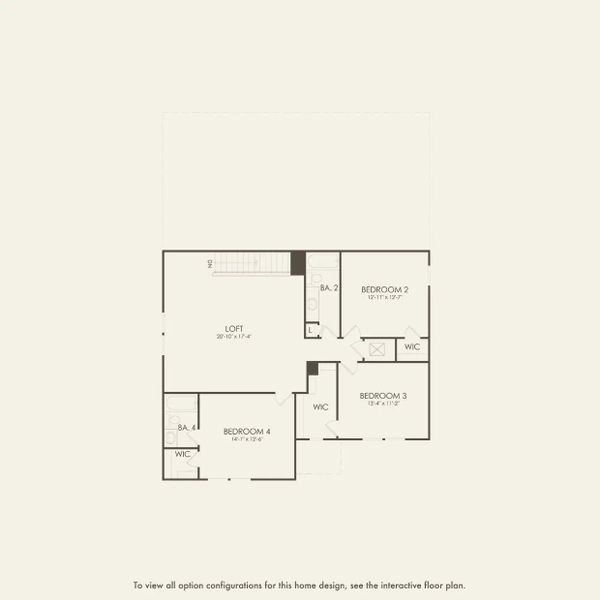 2D floor plan layout of this home in Evergreen, Thonotosassa, FL (Image 4).