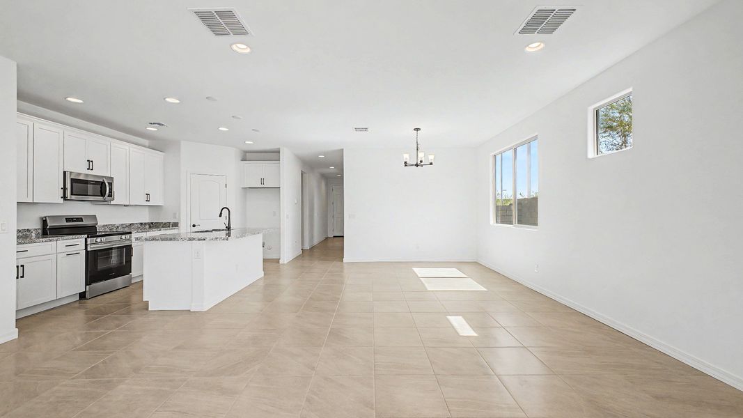 Furnished interior view inside a new home in Castillo at Anderson Parc, Buckeye (Image 12).