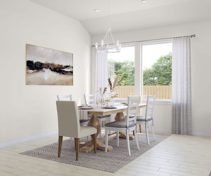 Furnished interior view inside a new home in Lagos Reserve, Manor (Image 4).