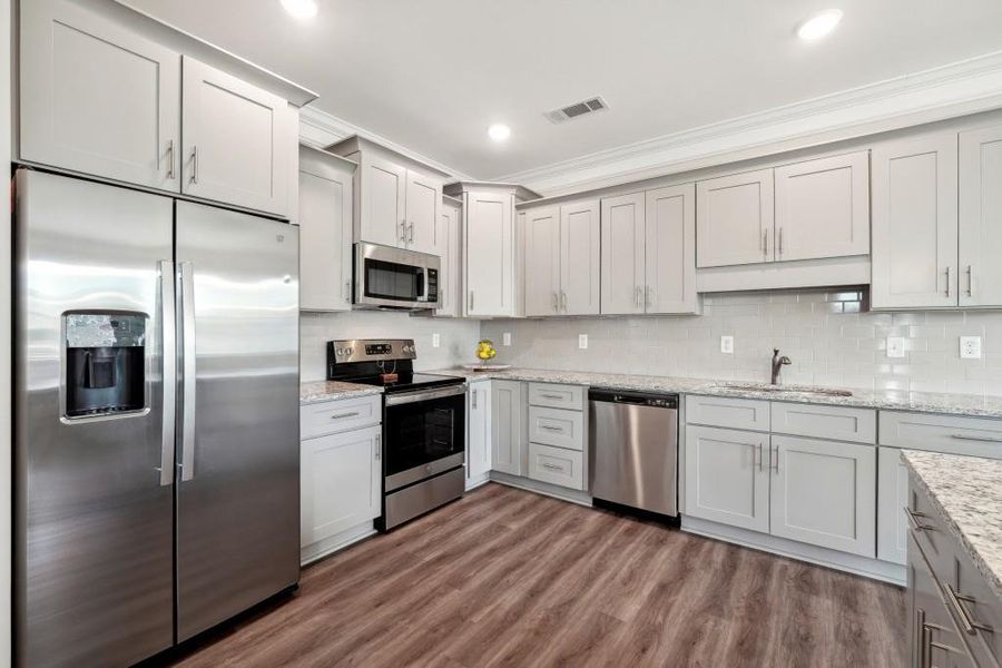 Furnished interior view inside a new home in , Douglasville (Image 12). Furnished interior view inside a new home in , Douglasville (Image 12).