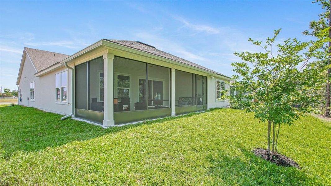 Exterior details and patio area of a home in American Village, Palm Coast (Image 23). Exterior details and patio area of a home in American Village, Palm Coast (Image 23).
