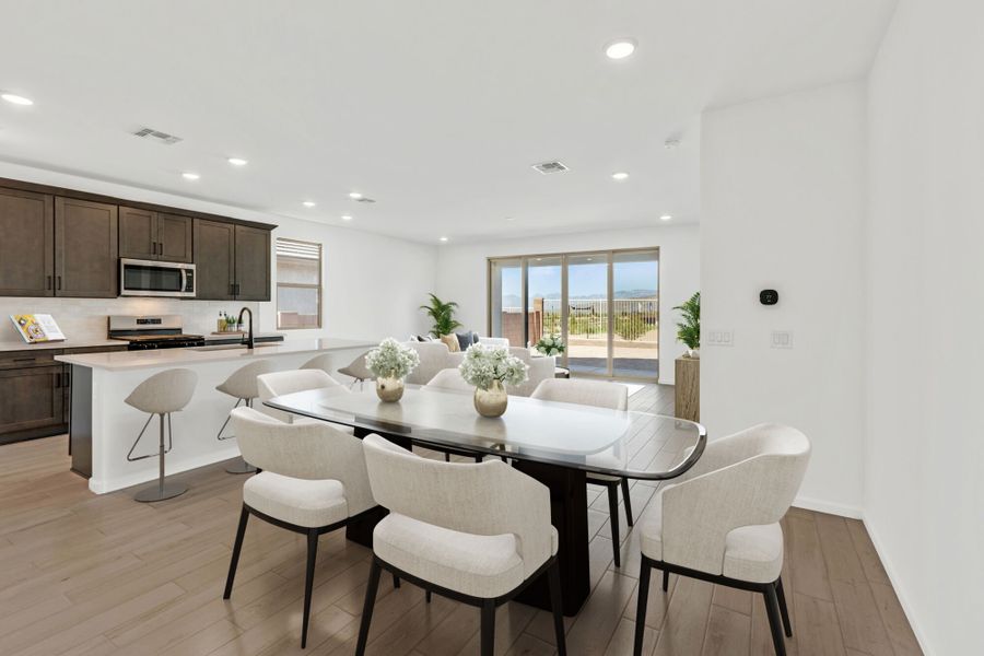 Furnished interior view inside a new home in Oasis At Rocking K, Vail (Image 7).