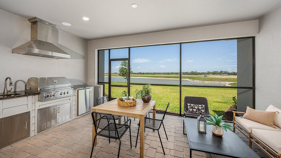 Representative furnished interior of a home built from the Saint Croix by Taylor Morrison in Windward Preserve, Cocoa (Image 8).