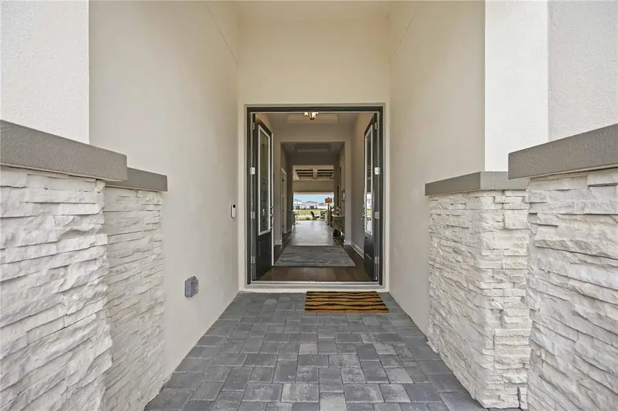 Exterior details and patio area of a home in , Lakewood Ranch (Image 3). Exterior details and patio area of a home in , Lakewood Ranch (Image 3).
