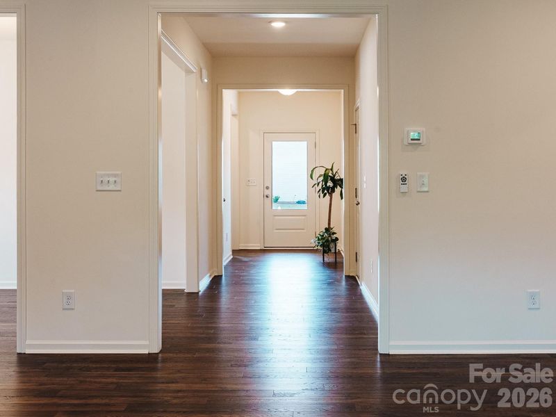 Hallway to Bedrooms and Front Door Hallway to Bedrooms and Front Door
