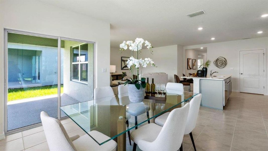 Furnished interior view inside a new home in Villamar, Winter Haven (Image 16).