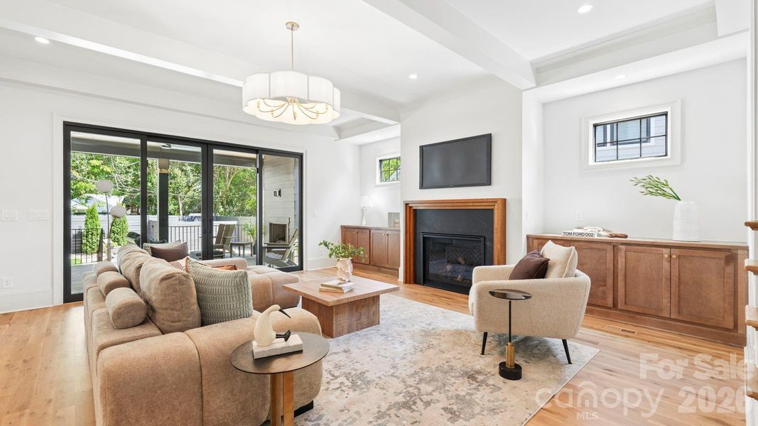 Furnished interior view inside a new home in , Charlotte (Image 8).
