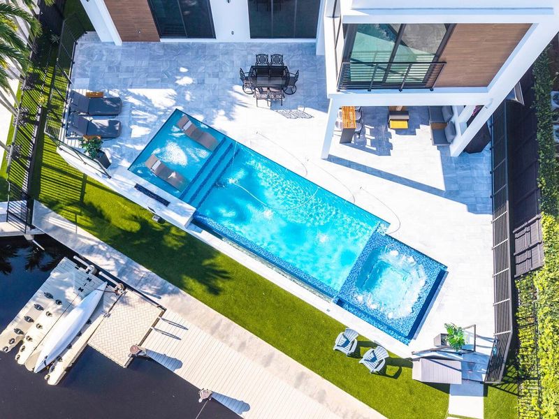 Exterior details and patio area of a home in , Lighthouse Point (Image 34).