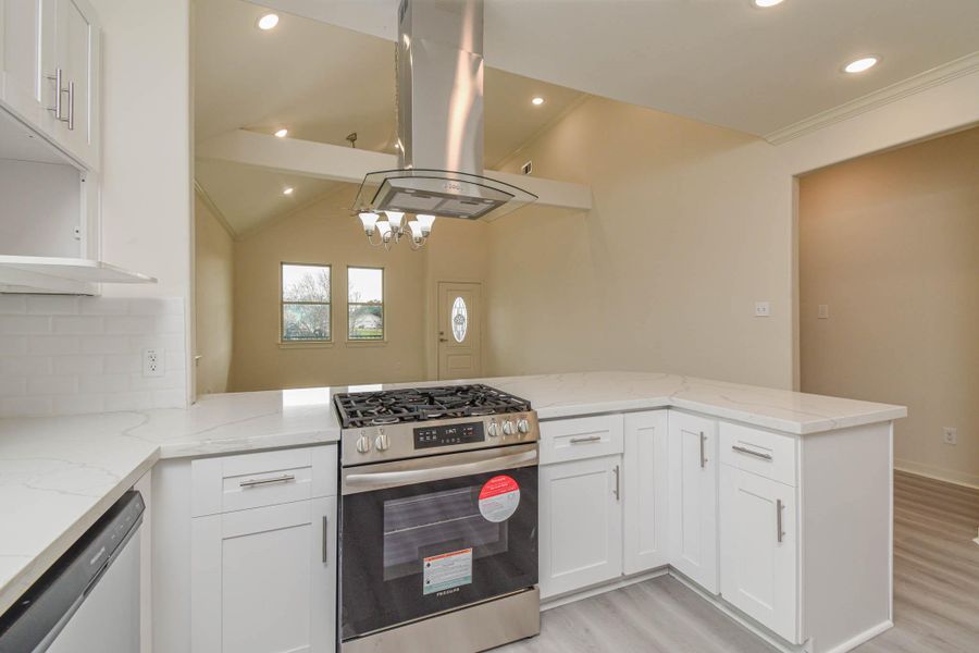 Furnished interior view inside a new home in , Rosenberg (Image 4).
