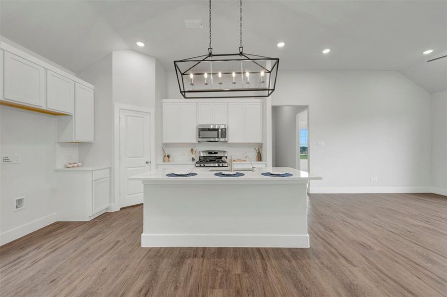 Furnished interior view inside a new home in Lilybrooke at Legacy Hills, Celina (Image 11). Furnished interior view inside a new home in Lilybrooke at Legacy Hills, Celina (Image 11).