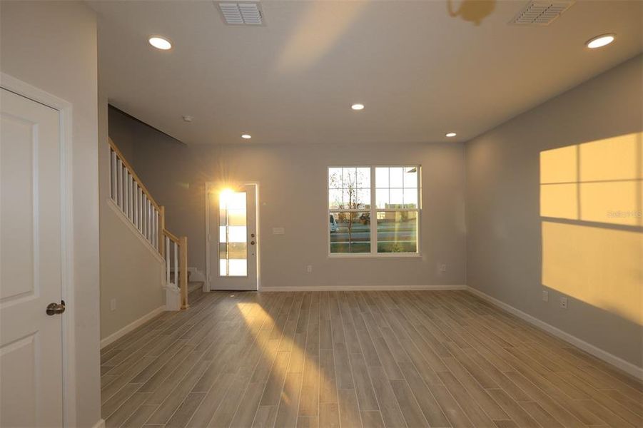 Spacious, unfurnished interior of a new home in Tribute at Ovation, Winter Garden (Image 24). Spacious, unfurnished interior of a new home in Tribute at Ovation, Winter Garden (Image 24).