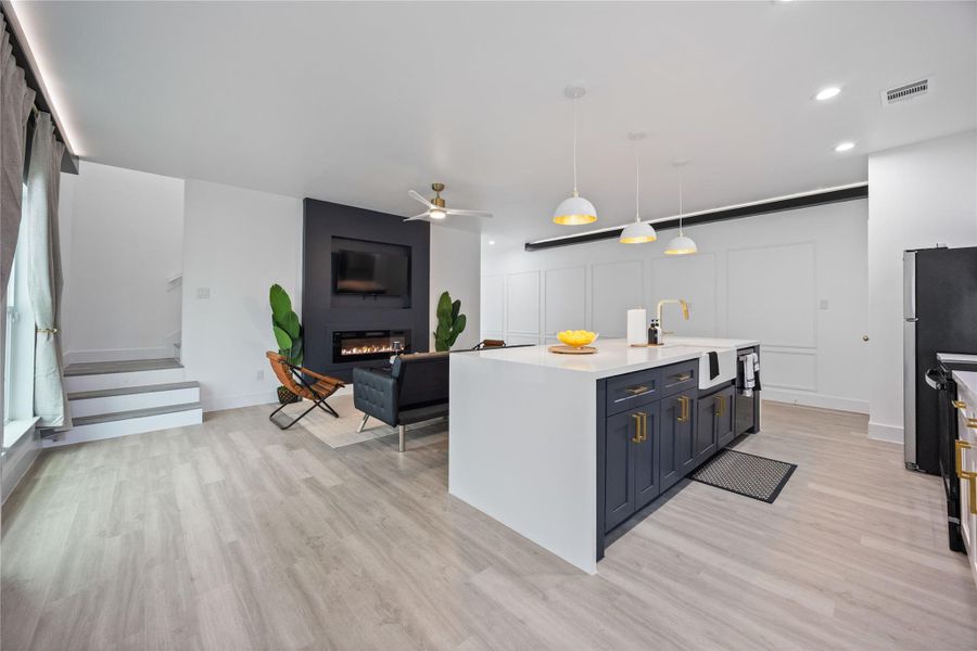 Furnished interior view inside a new home in , Houston (Image 6).