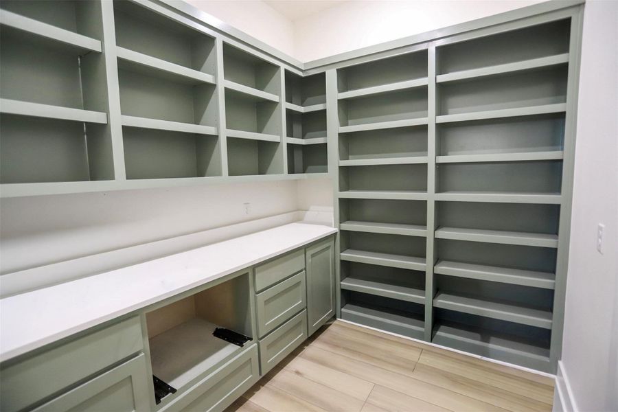 View of storage area